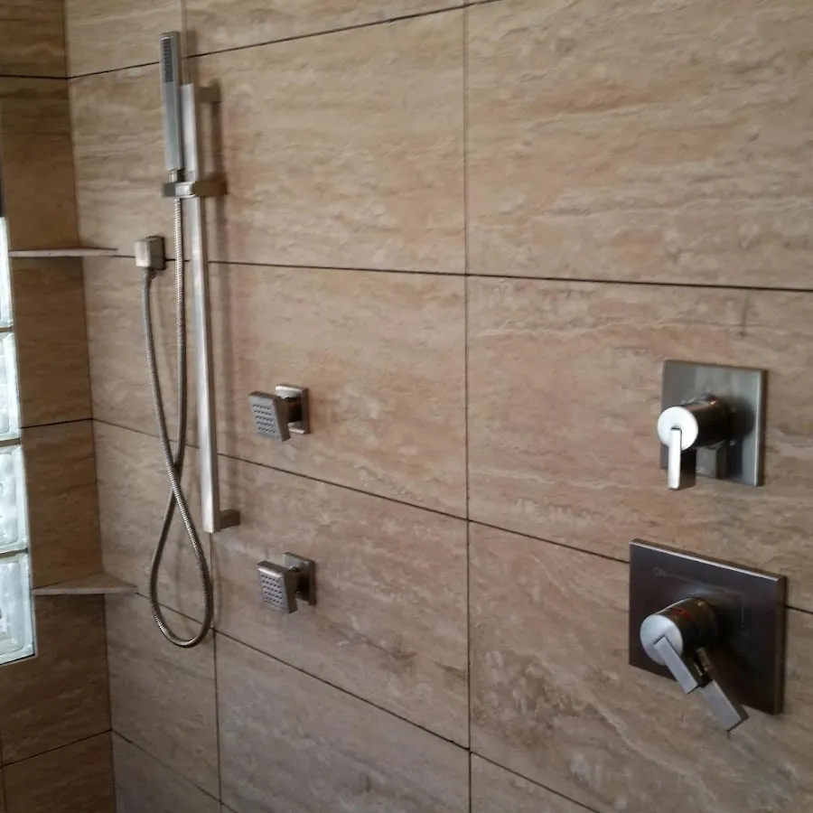 Shower fixture installation for Water Heater Replacement in Lacey